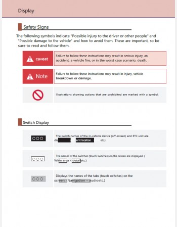 toyota prius alpha 2011-2012 navigation infotainment system manual